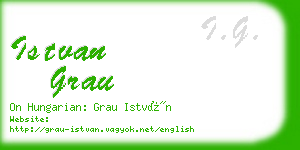 istvan grau business card